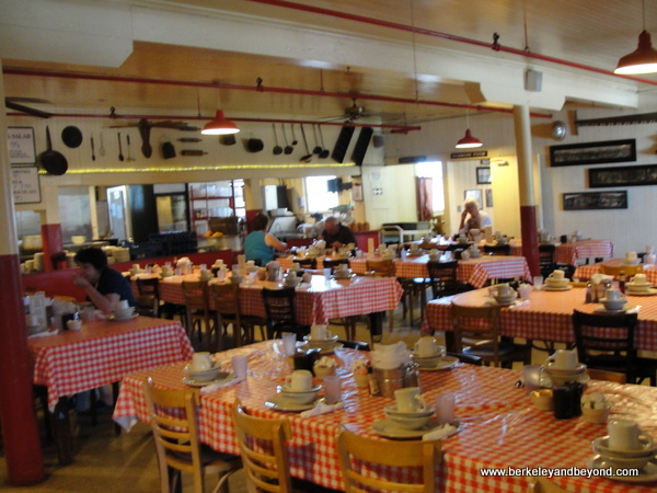dining room at Samoa Cookhouse in Eureka, California dining room at Samoa Cookhouse in Eureka, California