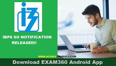 IBPS SO Application Link Activated IBPS SO Application Link Activated