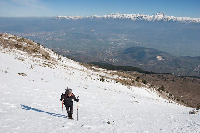 Avvicinamento alla Direttissima di monte Ocre