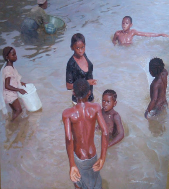 Nigerian artist Oresegun Olumide