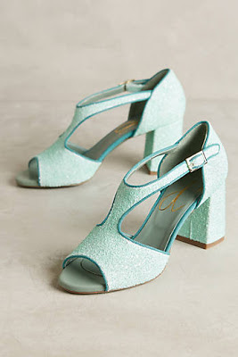 Women's shoes, heels, wedges, and sandals, bohemian style, from Anthropologie