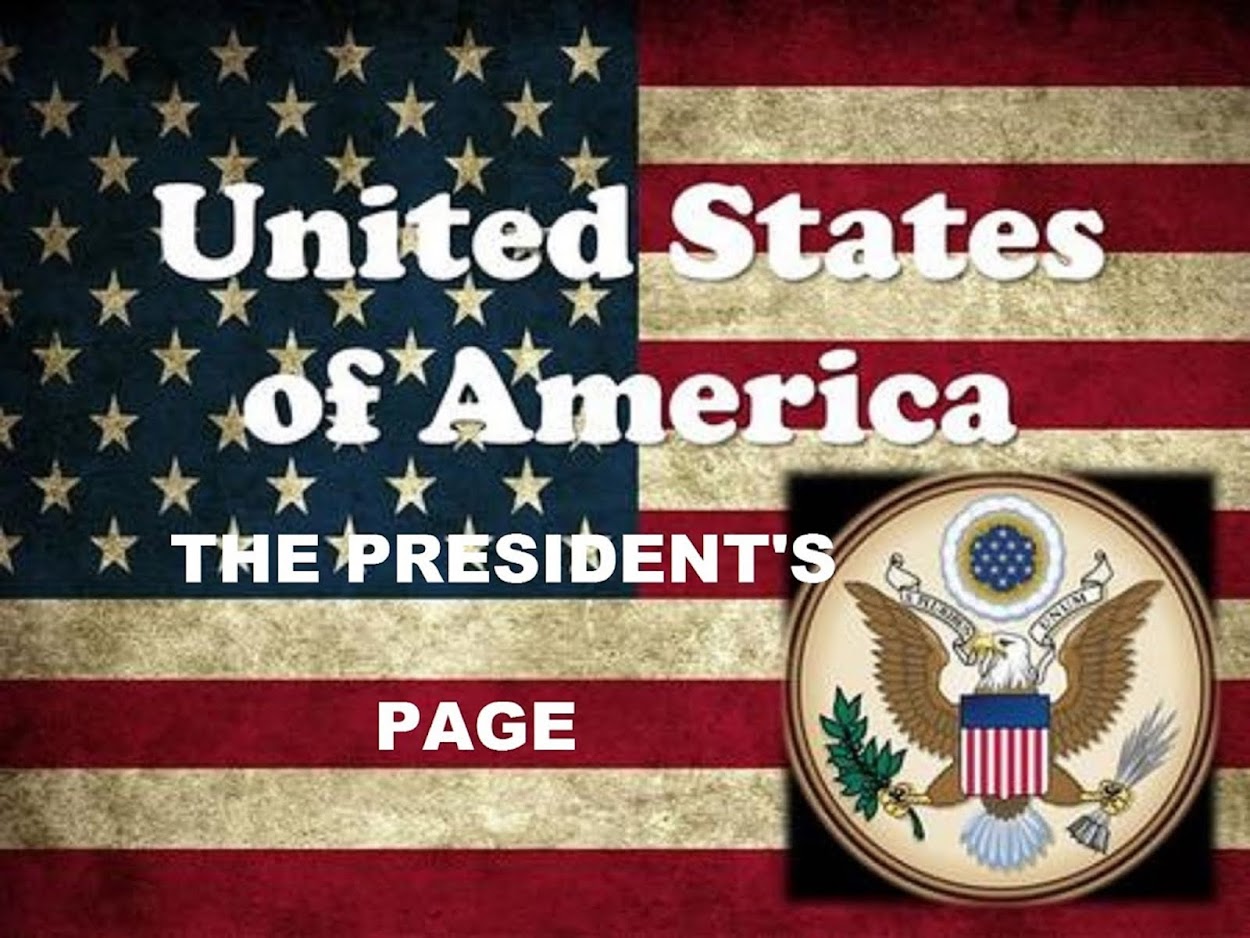 UNITED STATES OF AMERICA - PRESIDENT'S PAGE