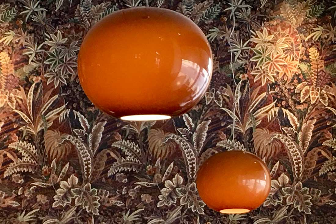 Ravintola East Indian sisustusta