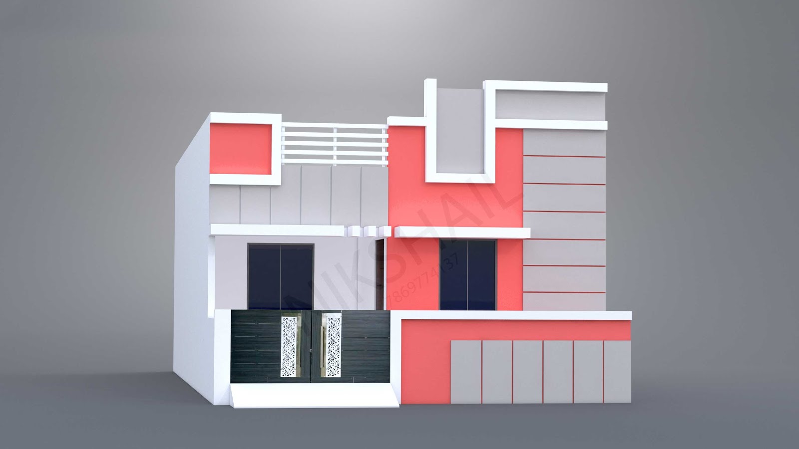 20x40 House Plan Car Parking With 3d Elevation By Nikshail
