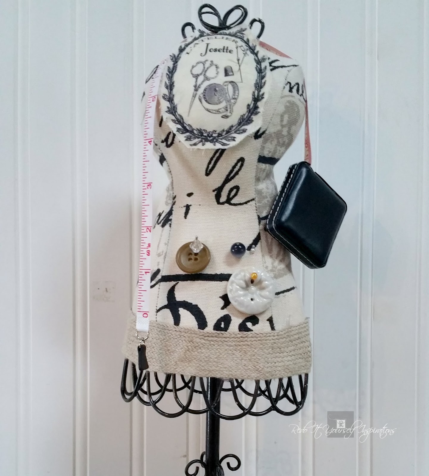 Easy DIY Dress Form Pin Cushion Redo It Yourself Inspirations Easy