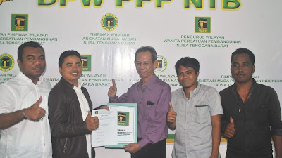 Aris Muhammad Daftar Bacawagub di DPW PPP NTB