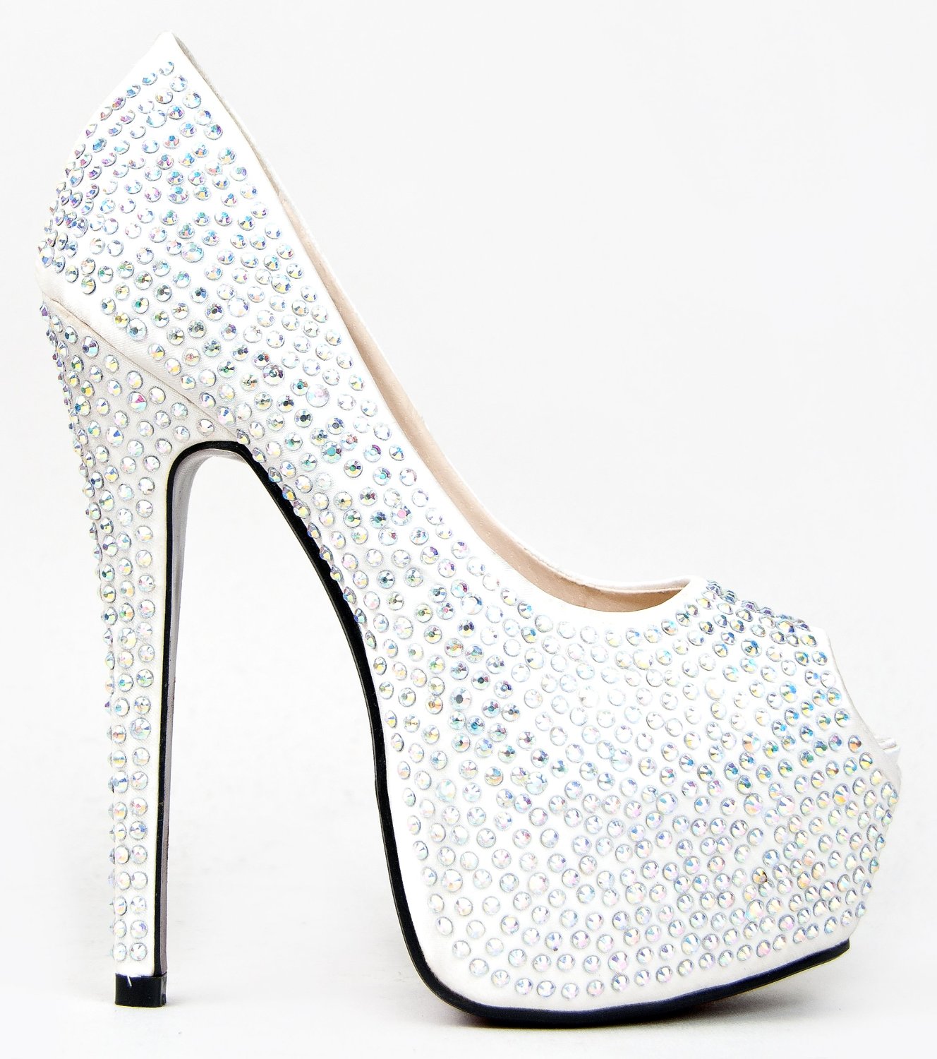 Sides of Style Crystal high heels