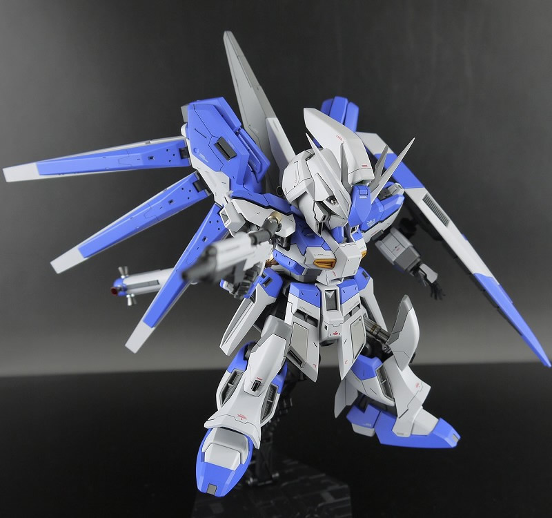 GUNDAM GUY: SD RX-93-v2 Hi-v Gundam - Customized Build