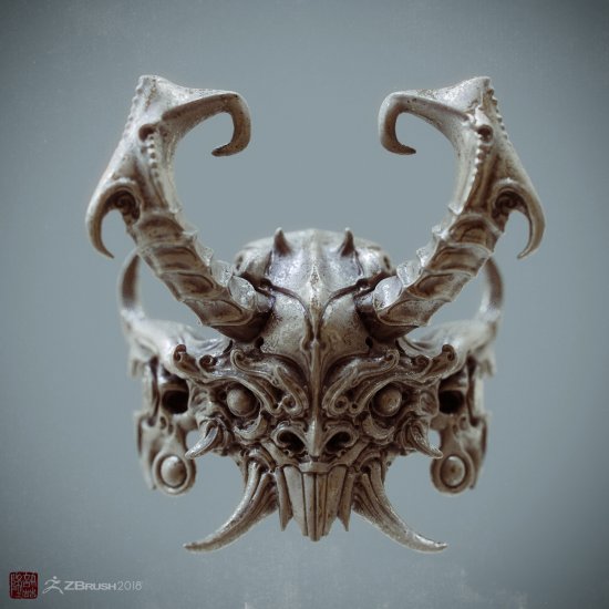 As esculturas e modelos 3D de fantasia e mitologia chinesa de Zhelong Xu Zhelong Xu artstation arte esculturas modelos 3D fantasia chinesa mitologia