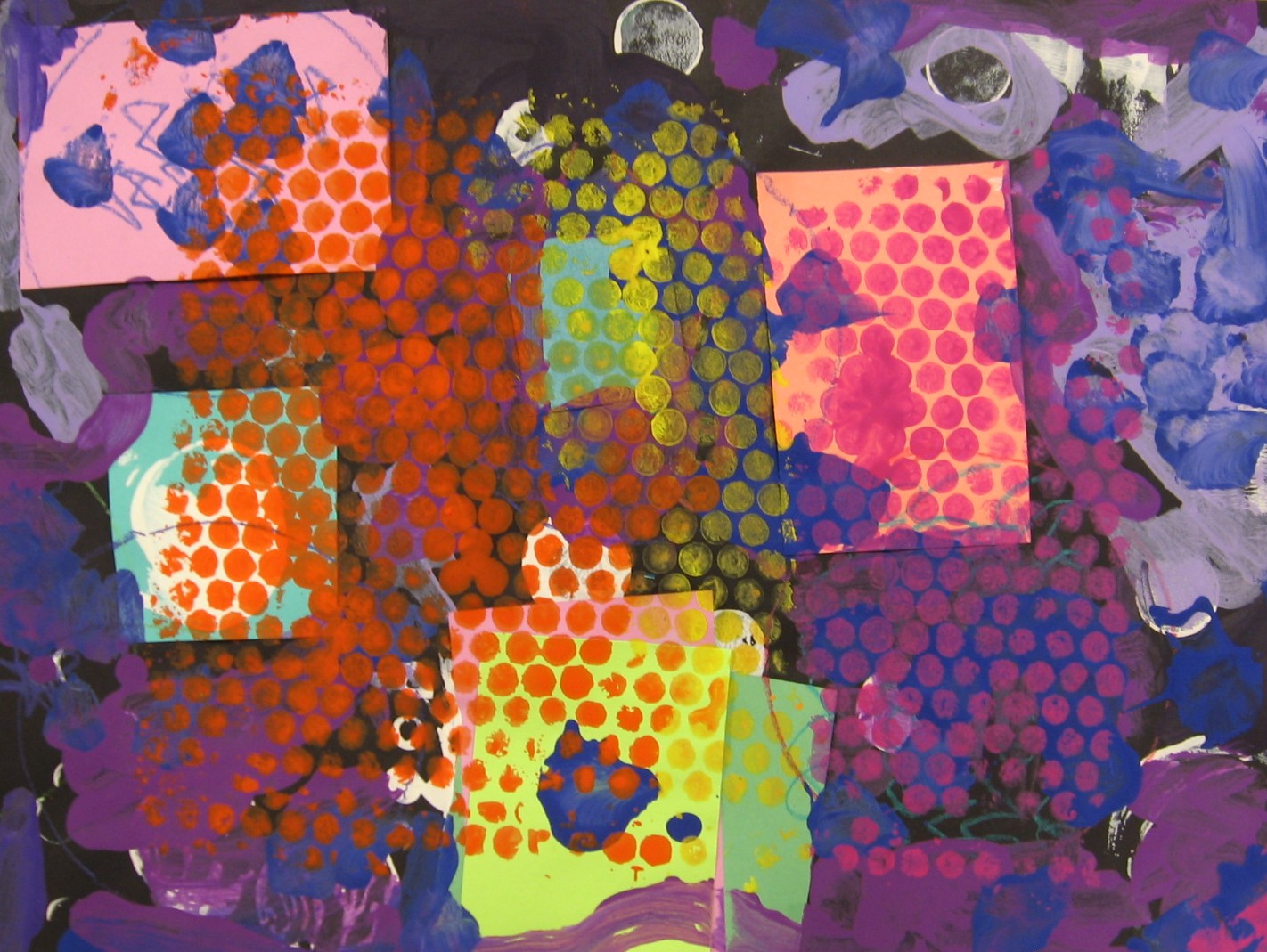 Art with Mrs. Kim Kindergarten Abstract Circles