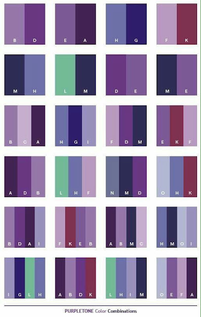Warna purple tone bagi yang nak kelihatan sedondon