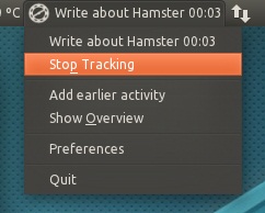 Hamster Indicator on Unity Panel