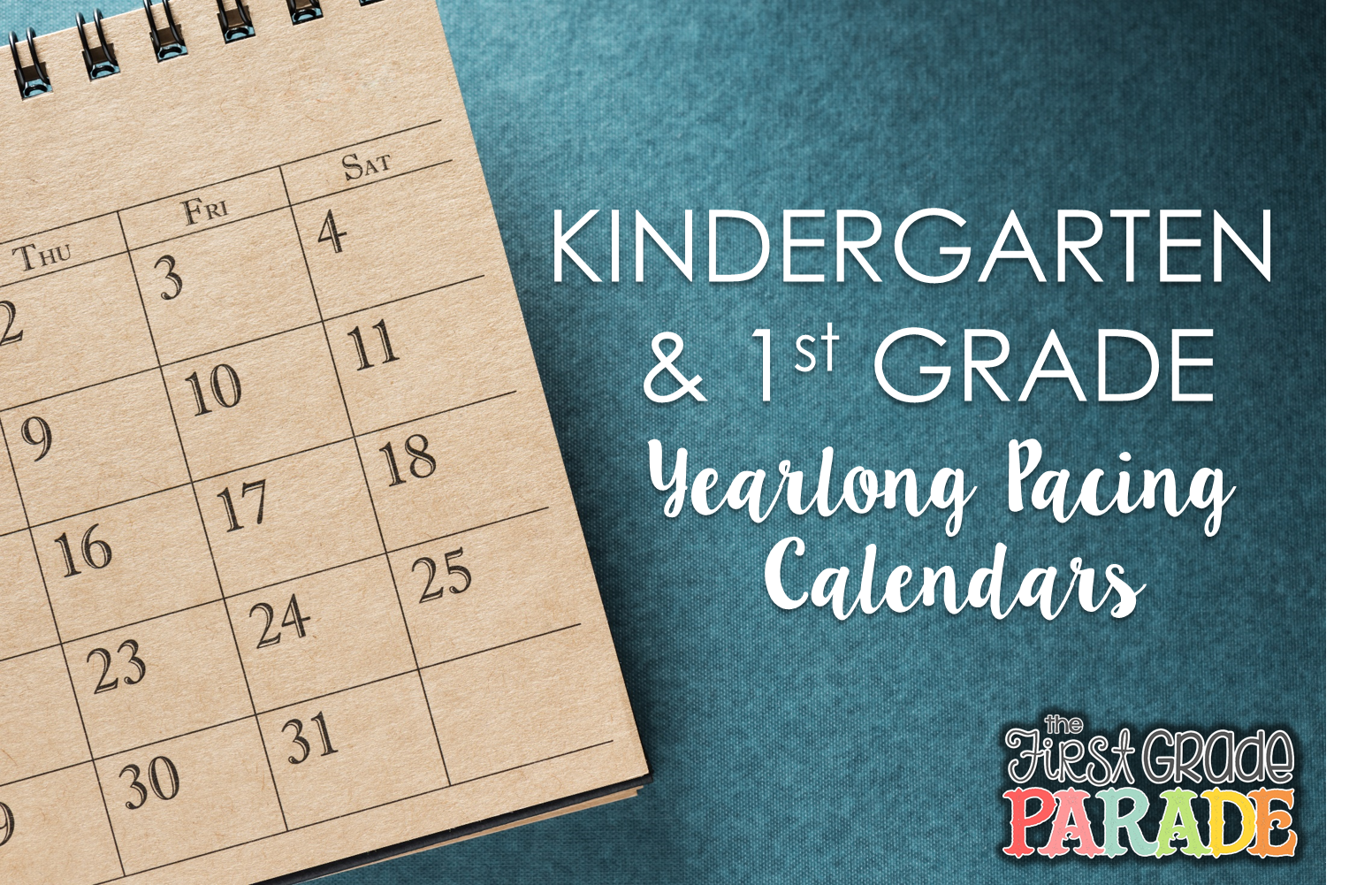 ... need to start and where your kids will need to finish. This will determine your course for the year. I organize my year with a yearlong pacing calendar.