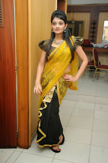  South Actress Nikitha Narayan Latest Stills  in  yellow Half saree 