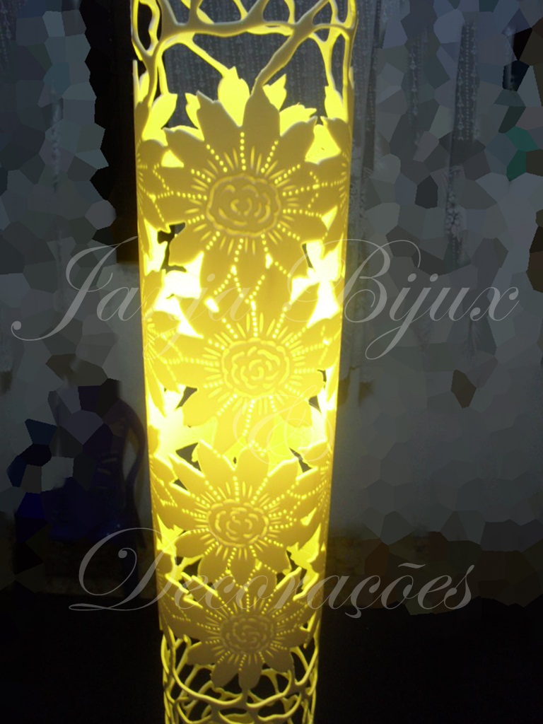 Fênix Ateliê Luminárias em Pvc Colunas Decorativas