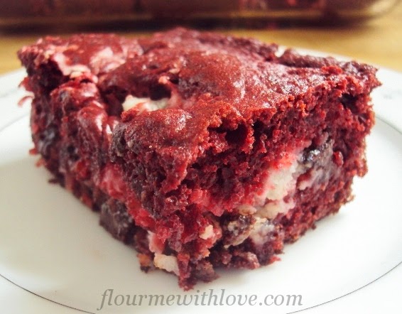 Red Velvet Earthquake Cake