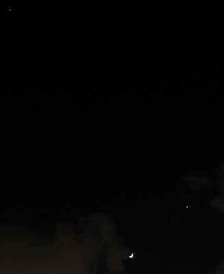 Jupiter Venus and the moon 21/5/2015