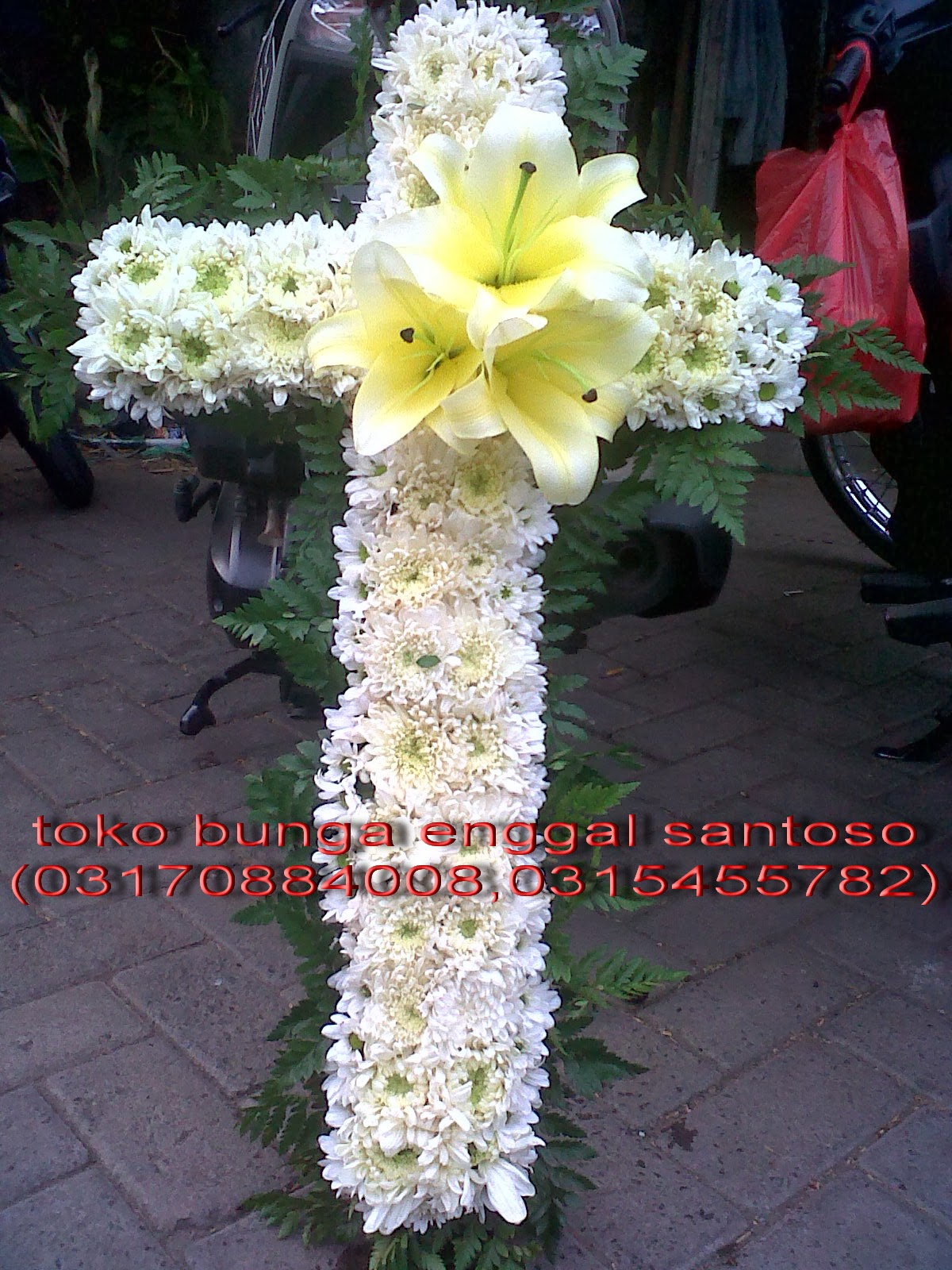 Toko Bunga  Surabaya Murah bunga  salib 