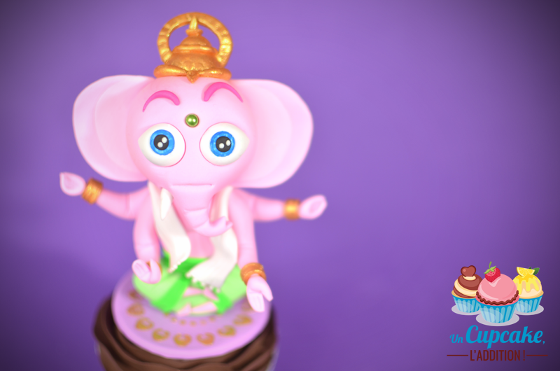 Cupcakes « Dieux-Animaux Hindous » - Ganesha