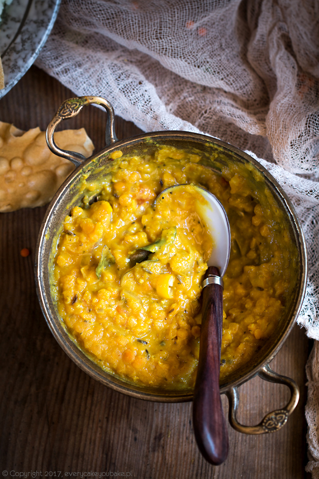 dhal - curry z soczewicy ze Sri Lanki