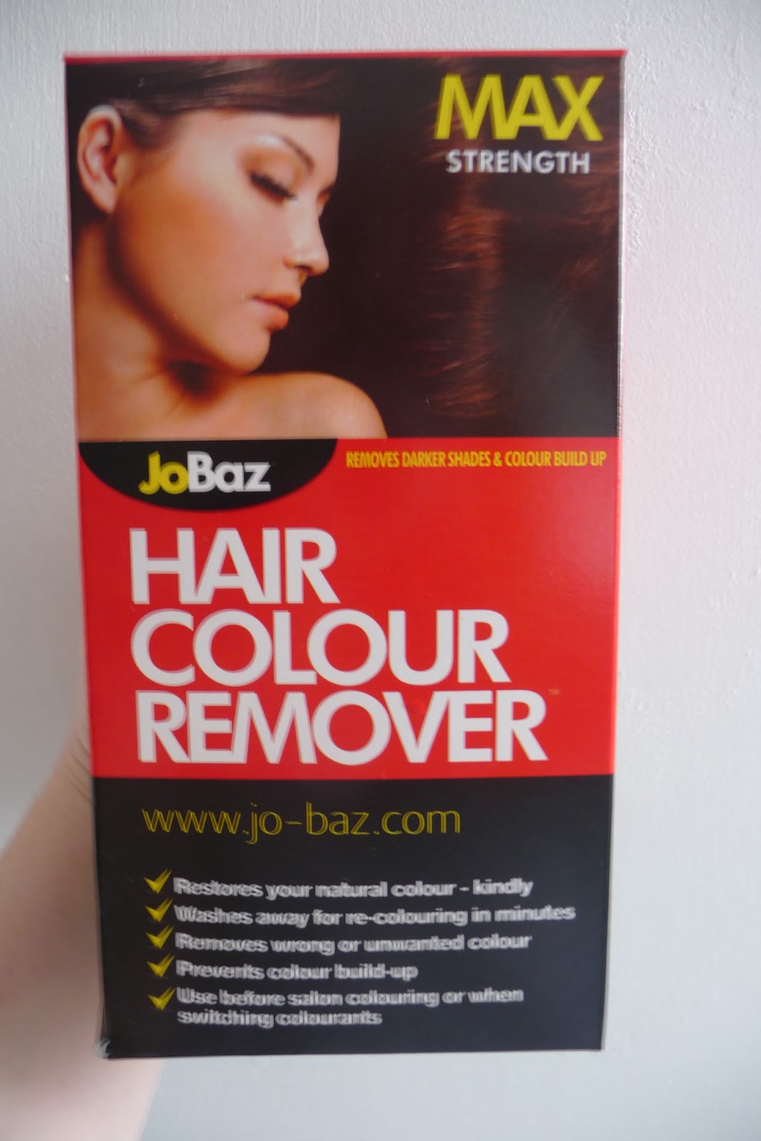 Jo Baz Max Strength Hair Colour Remover Review Glasgow Beauty Blogger