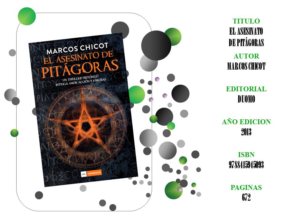 Filias home El asesinato de Pitágoras de Marcos Chicot Filias home El asesinato de Pitágoras de Marcos Chicot