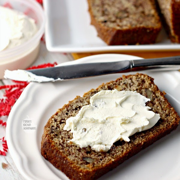 Easiest Banana Bread EVER featuring KRAFT MIRACLE WHIP Dressing | Renee's Kitchen Adventures #TasteTheMiracle #Ad