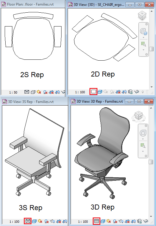 Blood Draw Chair Revit Family