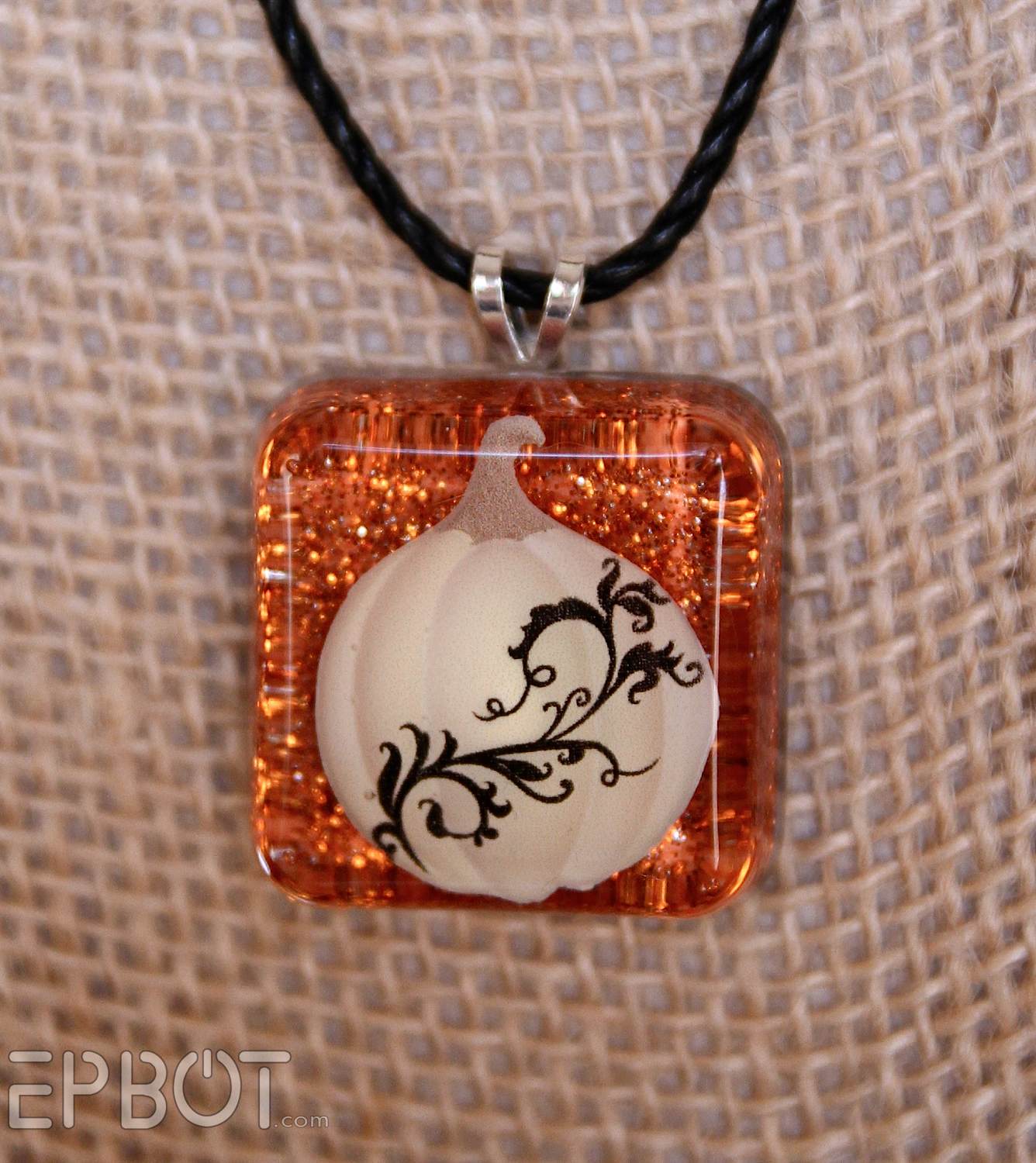 EPBOT Glam Halloween Jewelry Made From Scrapbook Stickers!