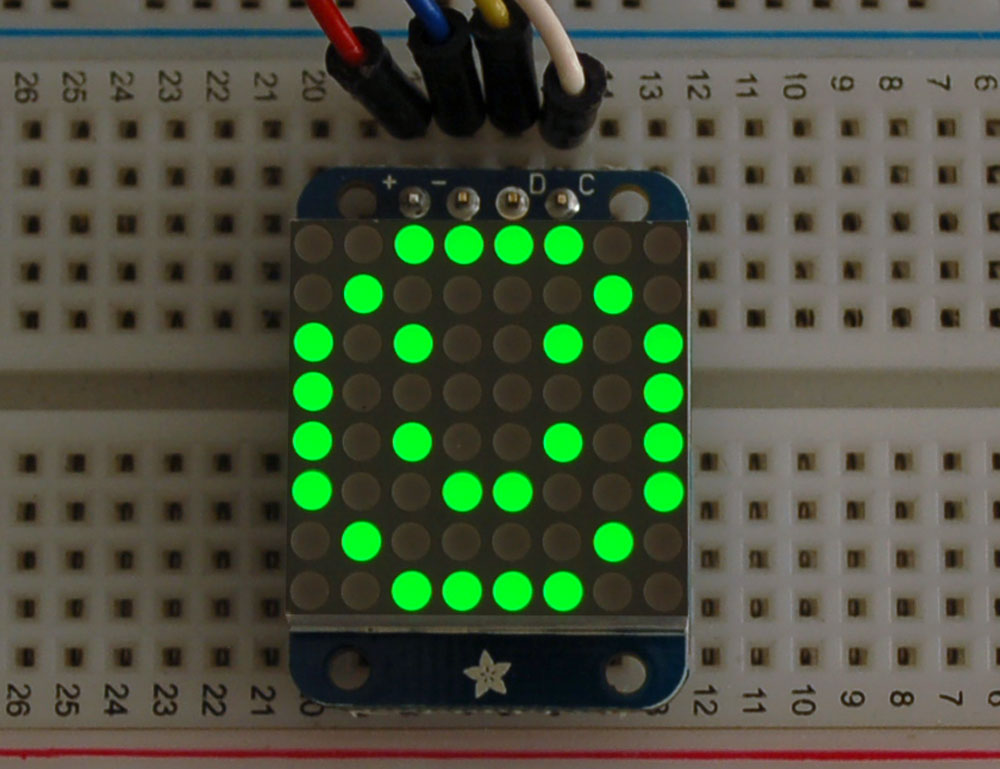 Des matrices LED 8x8 AdaFruit (I2C) disponibles chez MCHobby - MCHobby ...