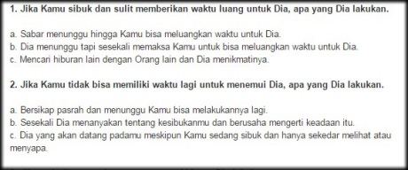 cara ukur rasa sayang pacar