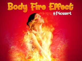 Tutorial Picsart , Membuat Efek Manusia Terbakar