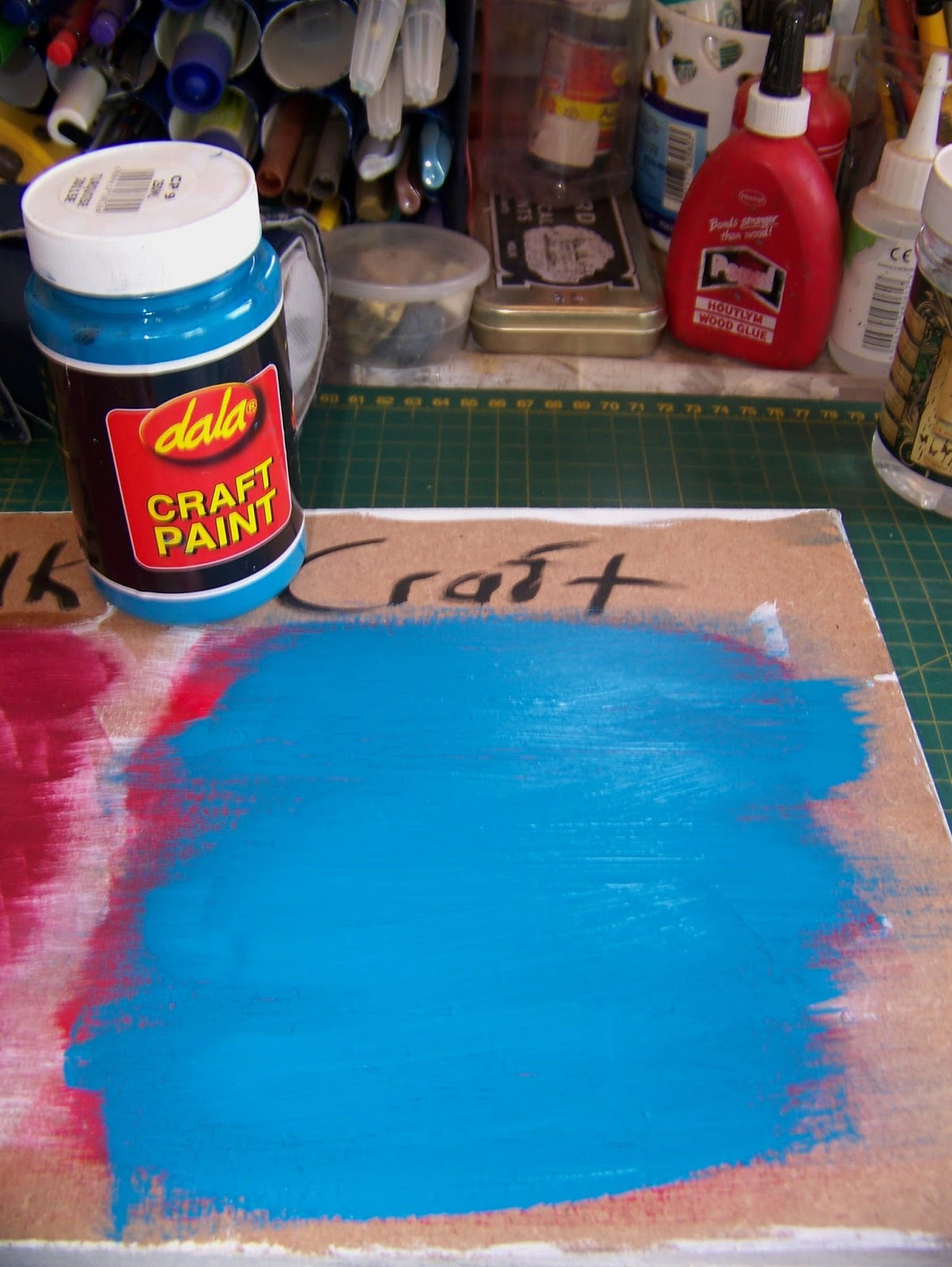 A Pretty Talent Blog Testing Crackle Medium With Different Paint Mediums