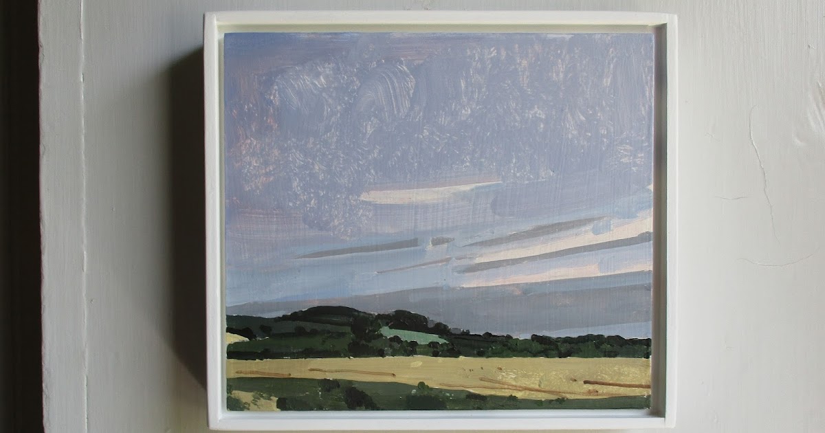 Landscape Paintings...Harry Stooshinoff Framing Masonite Paintings in Float Frames