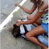 Adolescentes e adultos agridem mãe e filha na saída de escola