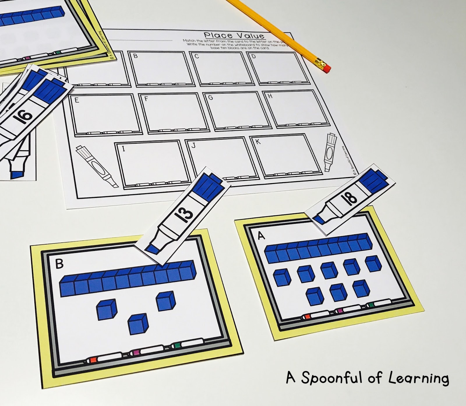 Back to School Centers - First Grade - A Spoonful of Learning
