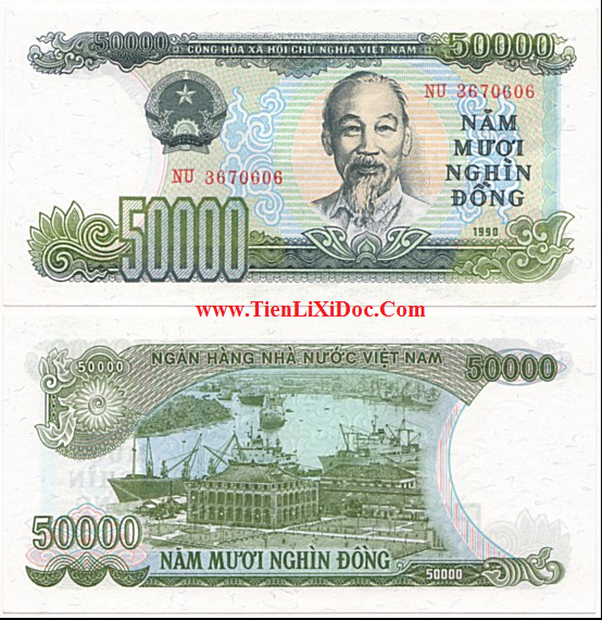 50.000 đồng 1990(Hiếm)