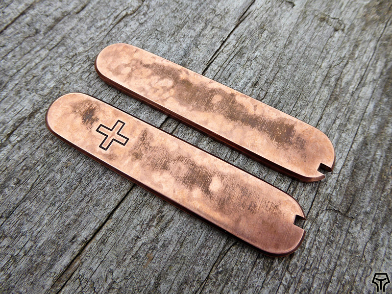 Andrzej Woronowski Custom Knives Victorinox Swiss Army Knife scales 15