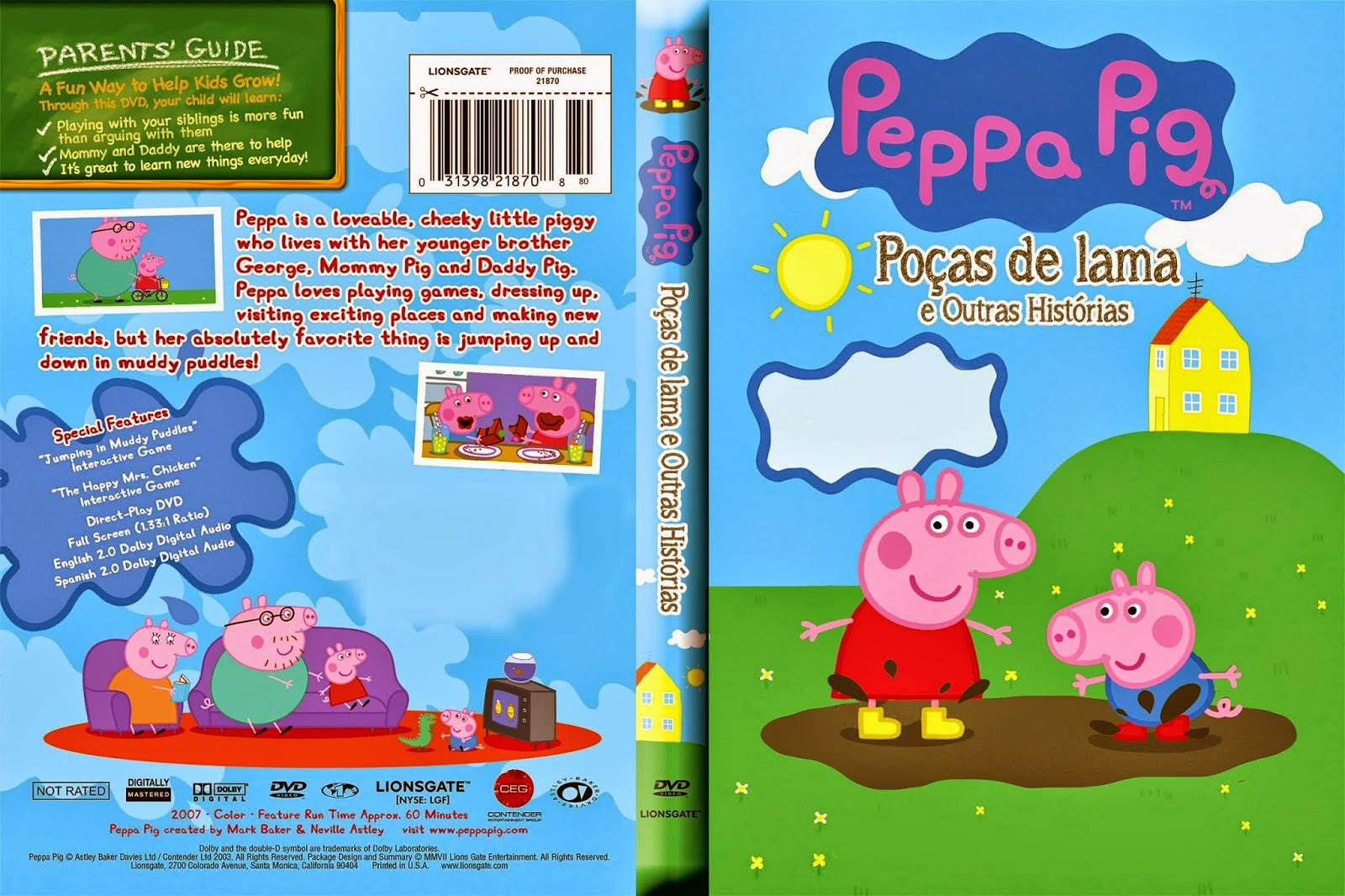 PEPPA PIG HD - T01 E01 - Poças de lama/ Onde está o Senhor