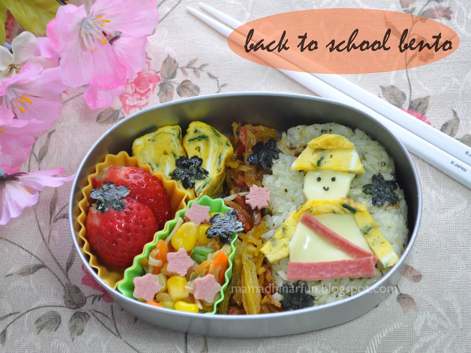 mamaDhiNar kitchen Back To School Bento
