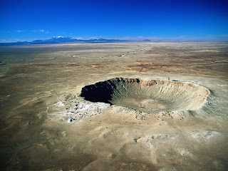 Meteorito hierro Canyon Diablo crater