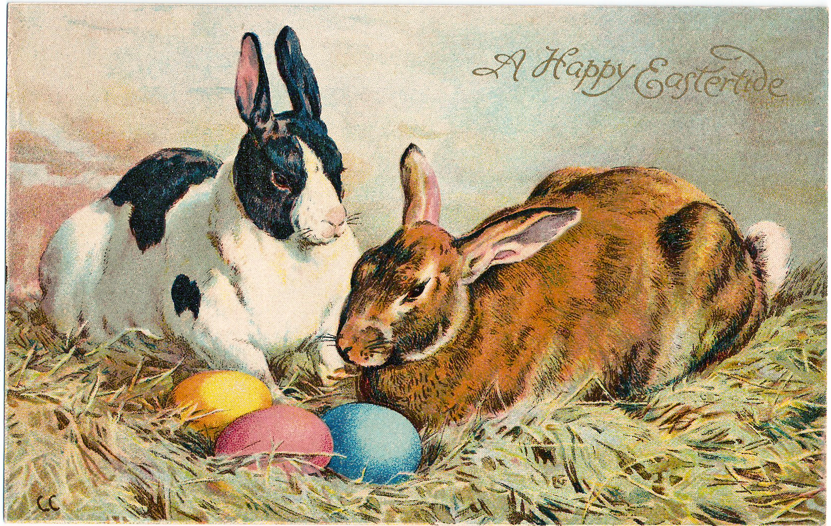 vintage rabbit clip art - photo #31