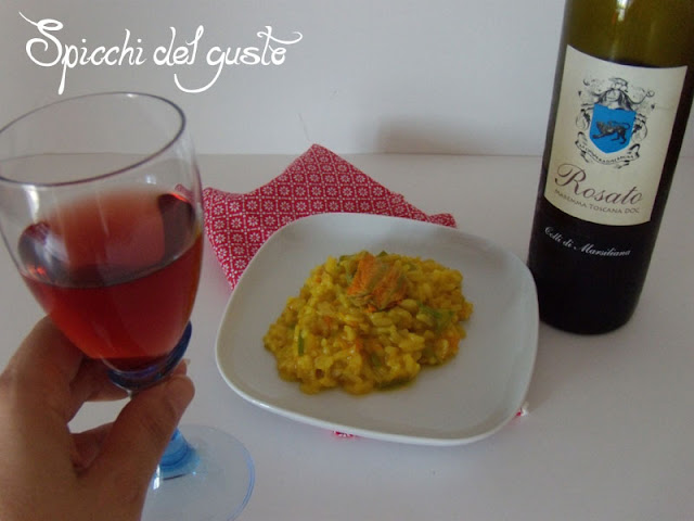 Risotto fiori di zucca e zafferano Risotto fiori di zucca e zafferano