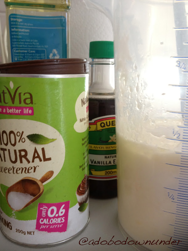 adobo down under Sugarfree blueberry buttermilk muffins