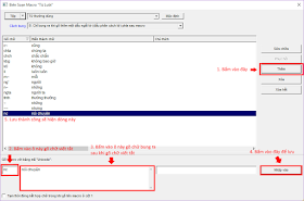 Chỉnh sửa gõ tắt