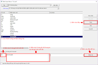 Chỉnh sửa gõ tắt