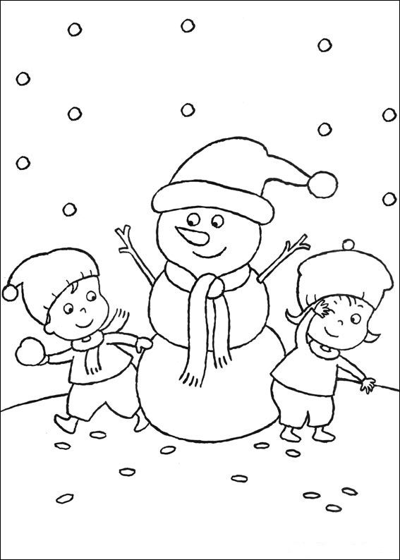 Imagens De Inverno Para Colorir