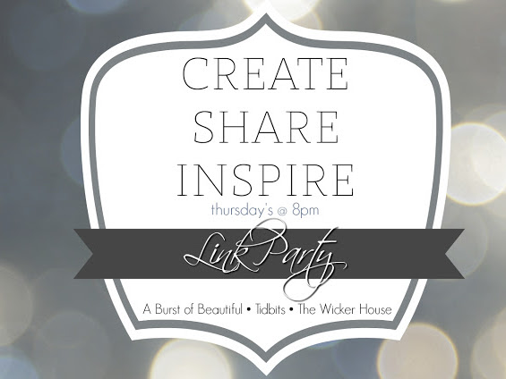 Create - Share - Inspire { Link Party #20 }