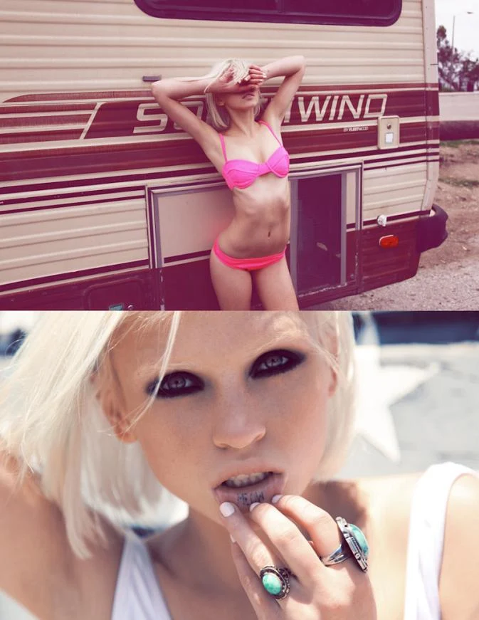 Wildfox Swim Resort 2011 featuring Anja Konstantinova