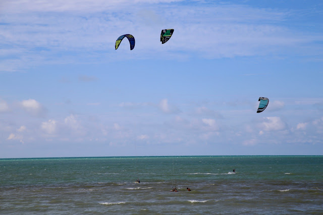 kite surfing, holbox,yucatan, mexico